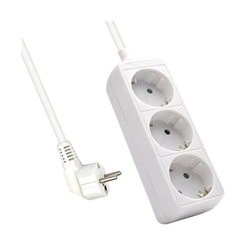 Regleta de tres enchufes sin interruptor de encendido Ewent EW395 3680W