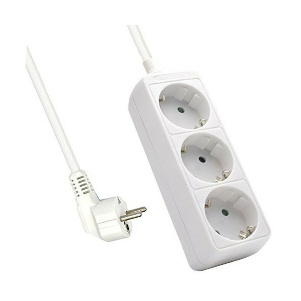 Regleta de tres enchufes sin interruptor de encendido Ewent EW395 3680W