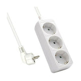 Regleta de tres enchufes sin interruptor de encendido Ewent EW395 3680W
