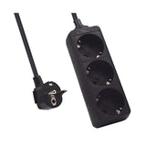 Regleta de tres enchufes sin interruptor de encendido Ewent EW395 3680W
