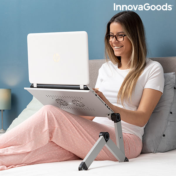 Mesa para portátil ajustable multiposición Omnible InnovaGoods