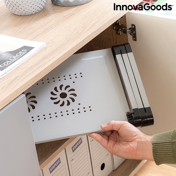 Mesa para portátil ajustable multiposición Omnible InnovaGoods