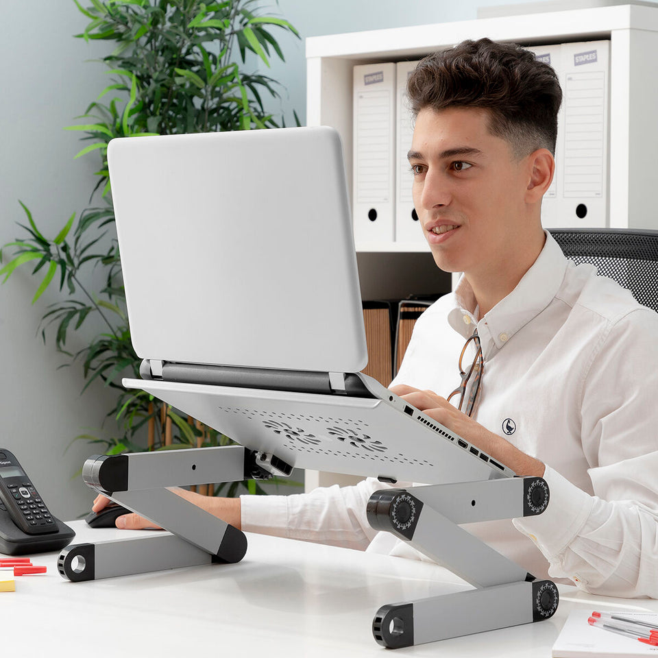 Mesa para portátil ajustable multiposición Omnible InnovaGoods