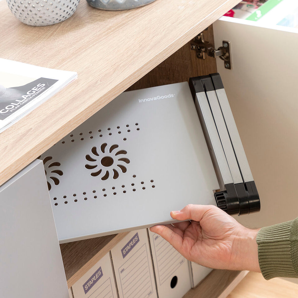 Mesa para portátil ajustable multiposición Omnible InnovaGoods