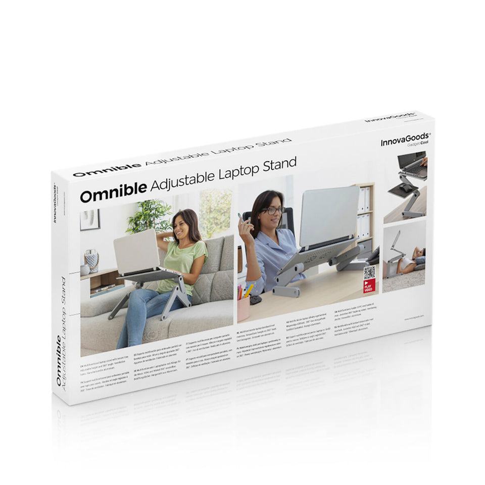 Mesa para portátil ajustable multiposición Omnible InnovaGoods